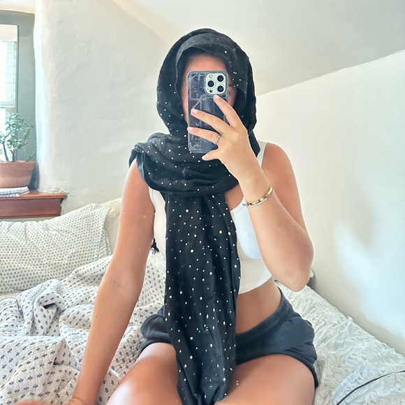 Rhinestone pashmina - Picture 2 of 4